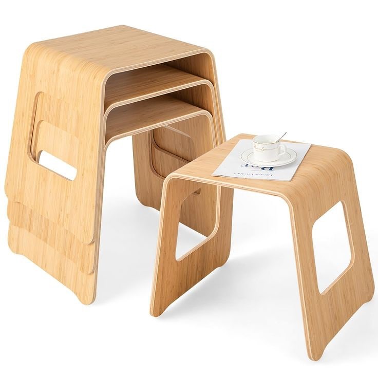 Wooden Multipurpose Stool | Full House Lebanon