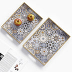 Decorative Serving Tray Set (2 Pcs) - 1 | Full House Lebanon