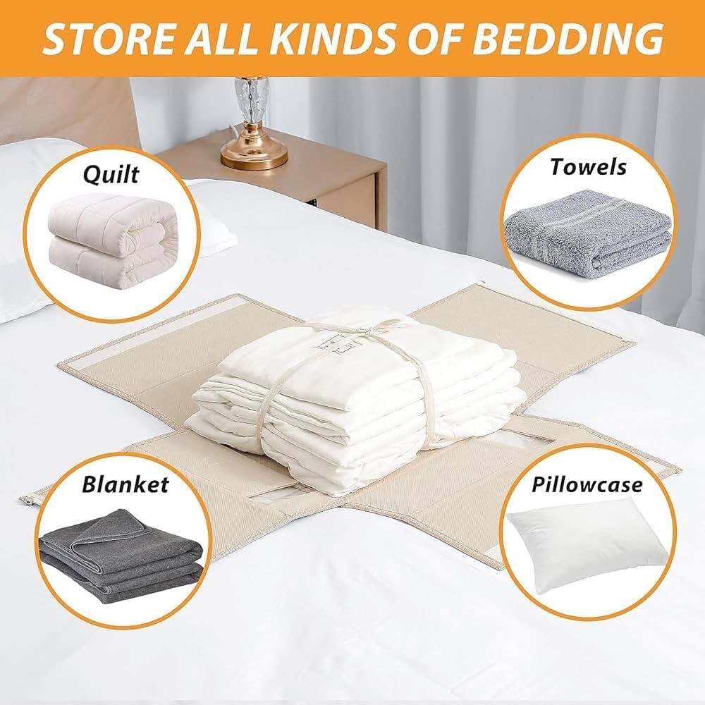 Foldable Bed Sheet Organizer | Full House Lebanon