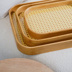 Bamboo Serving Tray Set (3 Pcs) | Full House Lebanon