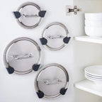 Wall Mounted Pot Lid Holder Set ( 6 Pcs) | Full House Lebanon