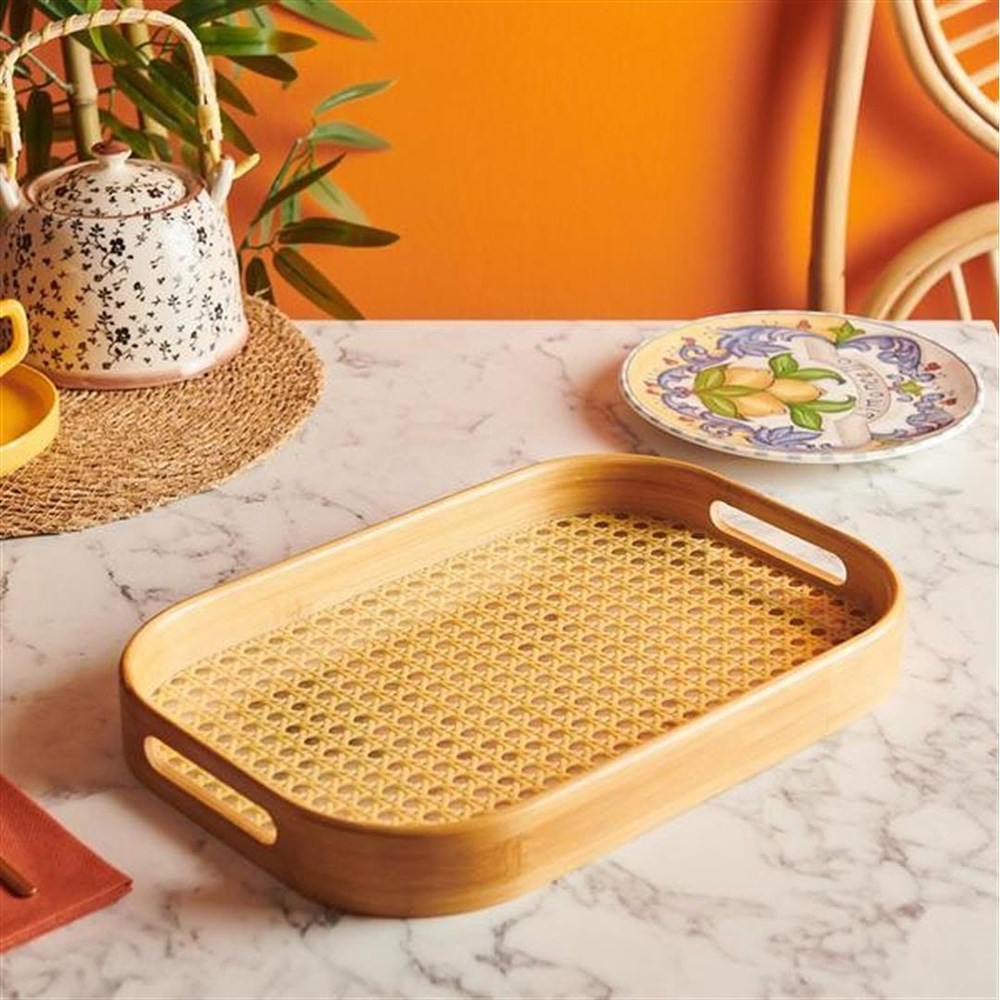 Bamboo Serving Tray Set (3 Pcs) | Full House Lebanon