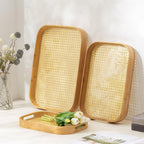 Bamboo Serving Tray Set (3 Pcs) - Round | Full House Lebanon