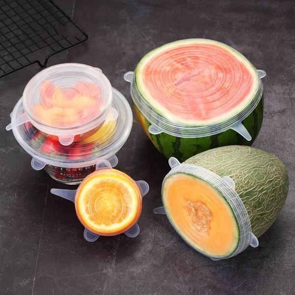 Expandable Silicone Stretch Lids Set (6 Pcs) | Full House Lebanon