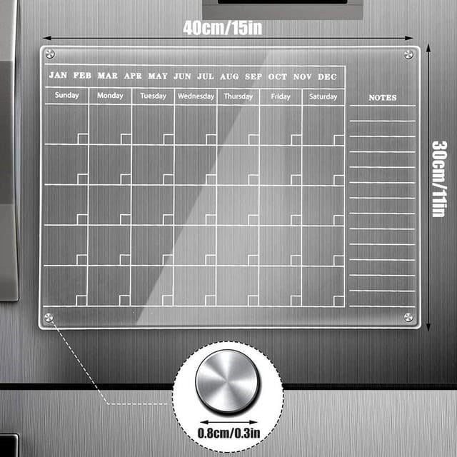 Magnetic Acrylic Calendar | Full House Lebanon