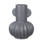 Decor Ceramic Flower Vase - Black | Full House Lebanon