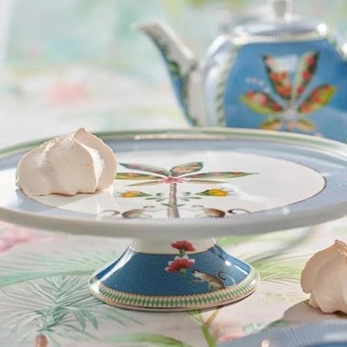 Pip Studio La Majorelle Cake Tray with Stand Blue | Full House Lebanon