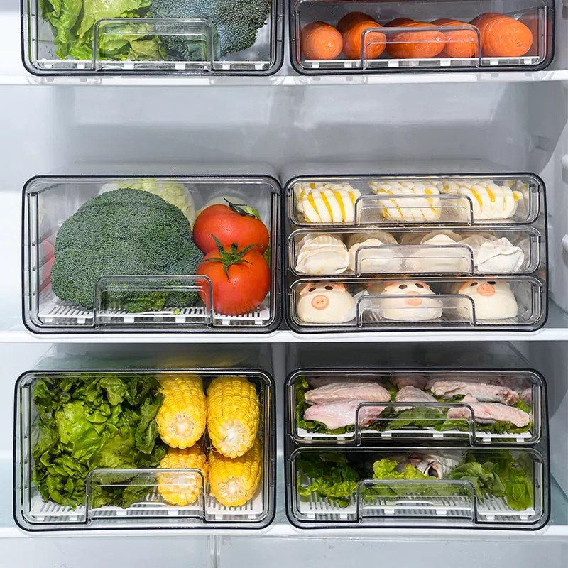 Acrylic Drawer Fridge Organizer | Full House Lebanon