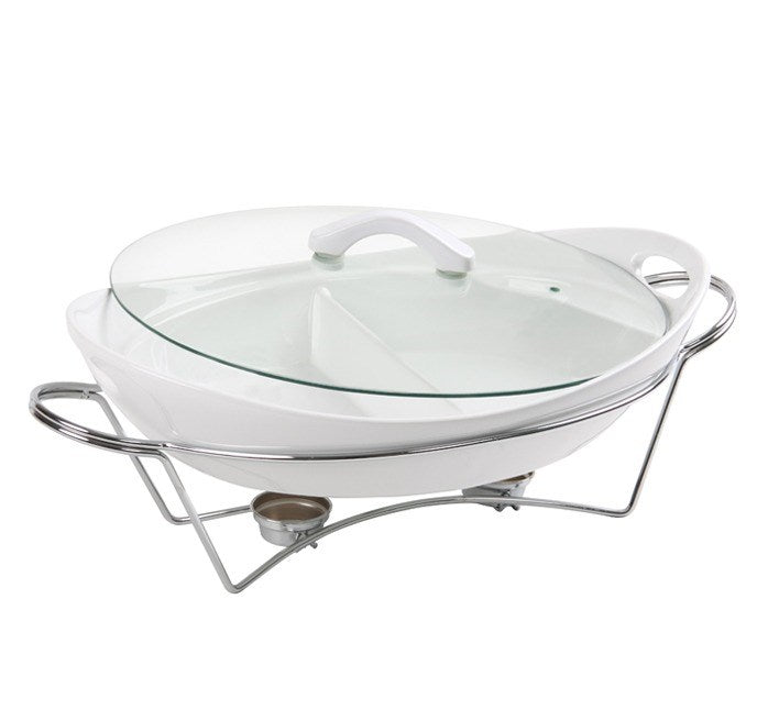 Divided Oval Buffet Server | Full House Lebanon