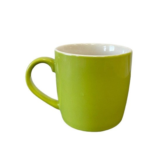 Glossy Porcelain Mug - Green | Full House Lebanon