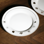 La Table Élégante Dessert Plates (6 Pcs) - Flower | Full House Lebanon