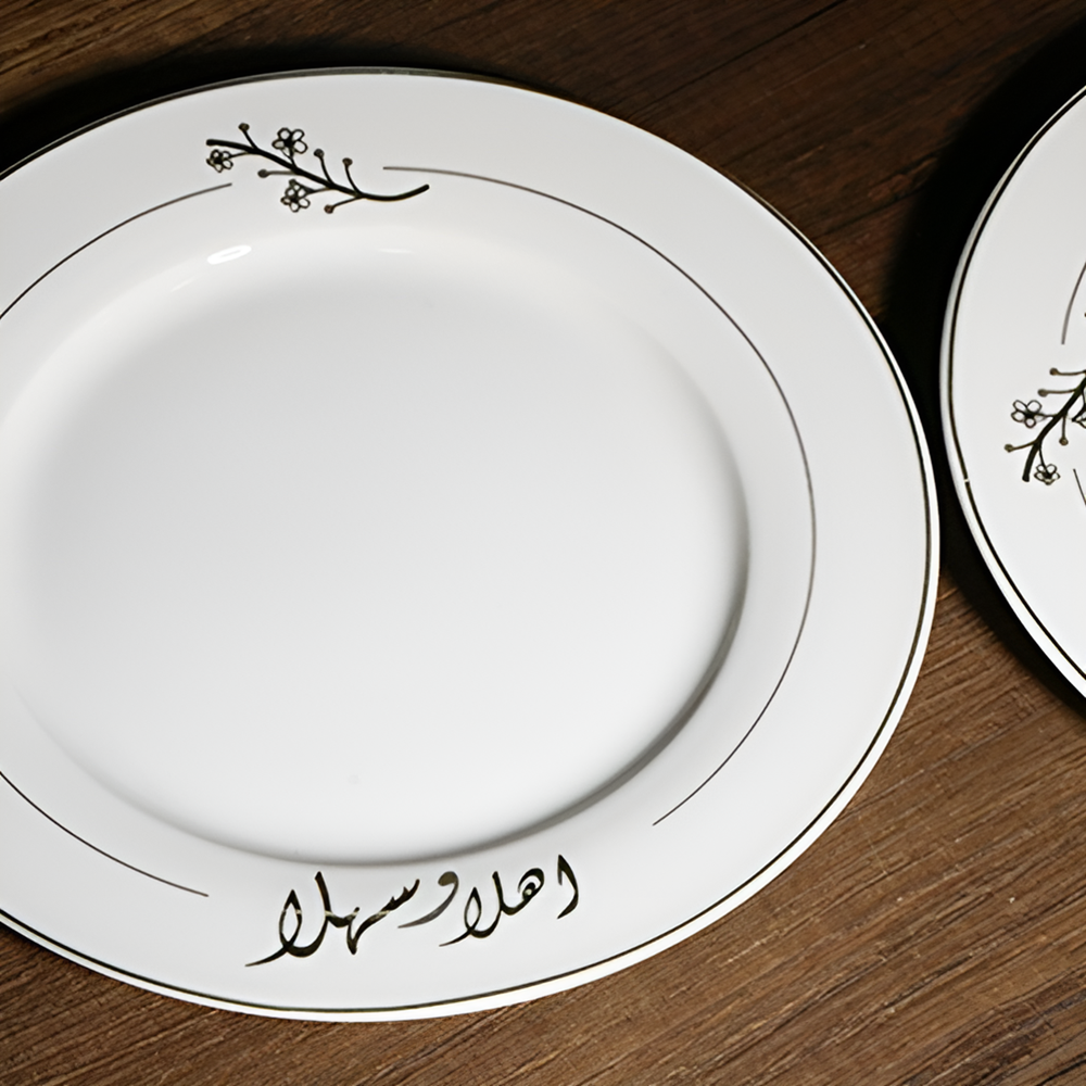 La Table Élégante Dessert Plates (6 Pcs) - Marhaba | Full House Lebanon