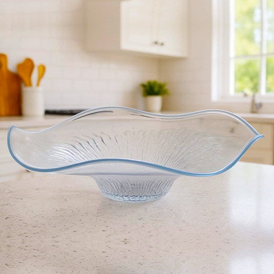 Curve Edge Glass Bowl | Full House Lebanon