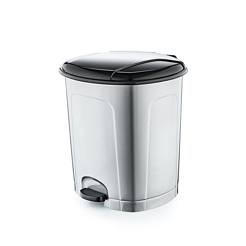 Lotus Pedal Trash Can - 11.5 L, White | Full House Lebanon
