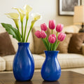 Hand-Painted Glass Vase - Tall | Full House Lebanon