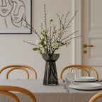 Footed Glass Vase | Full House Lebanon