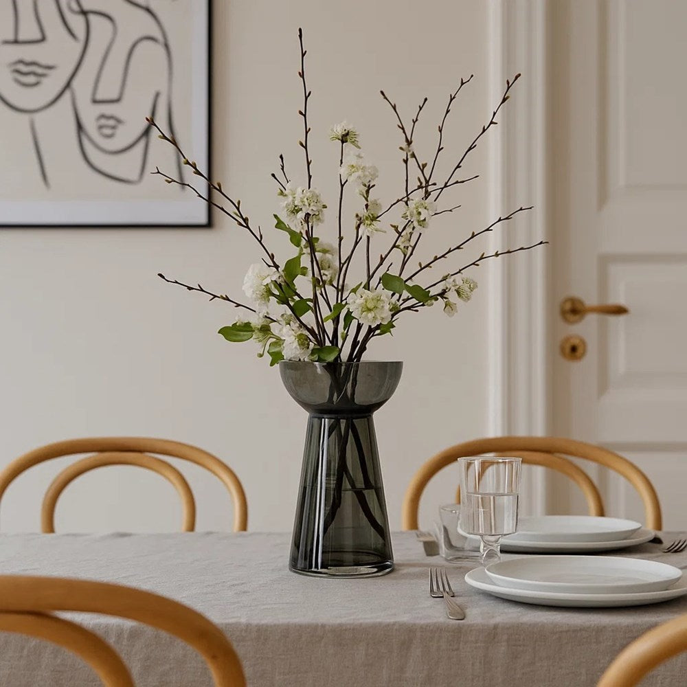 Footed Glass Vase | Full House Lebanon