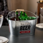 Oval Metal Ice Bucket | Full House Lebanon