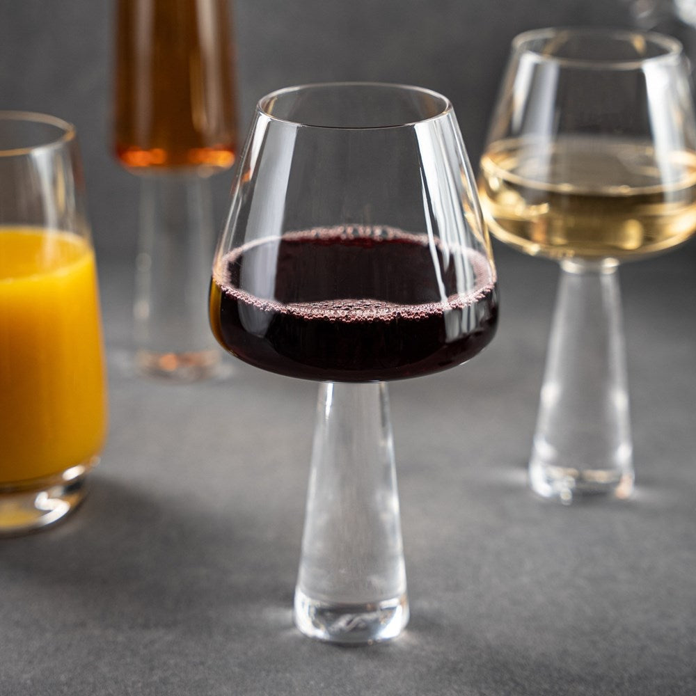 Red Wine Glass Cup Set (2 Pcs) | Full House Lebanon