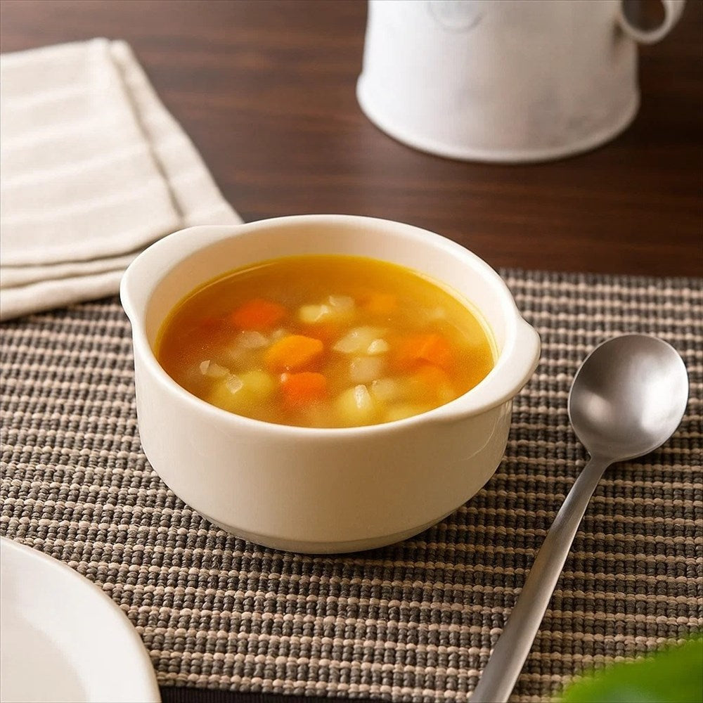 Porcelain Soup Bowl Set (6 Pcs) | Full House Lebanon