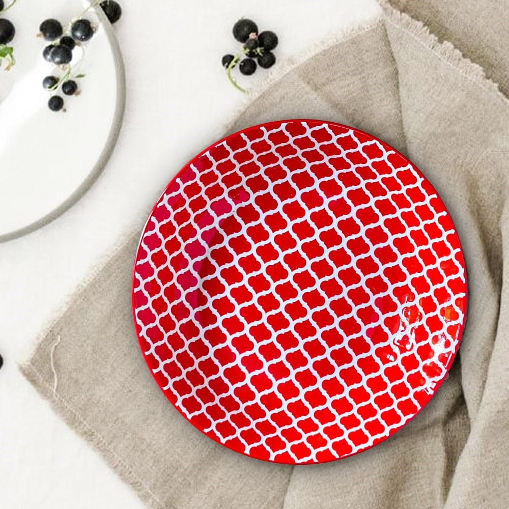 Multicolored Deep Plate Set (6 Pcs) | Full House Lebanon