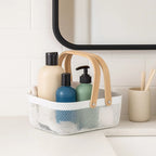 Shallow Rectangular Plastic Fruit Basket - Grey | Full House Lebanon