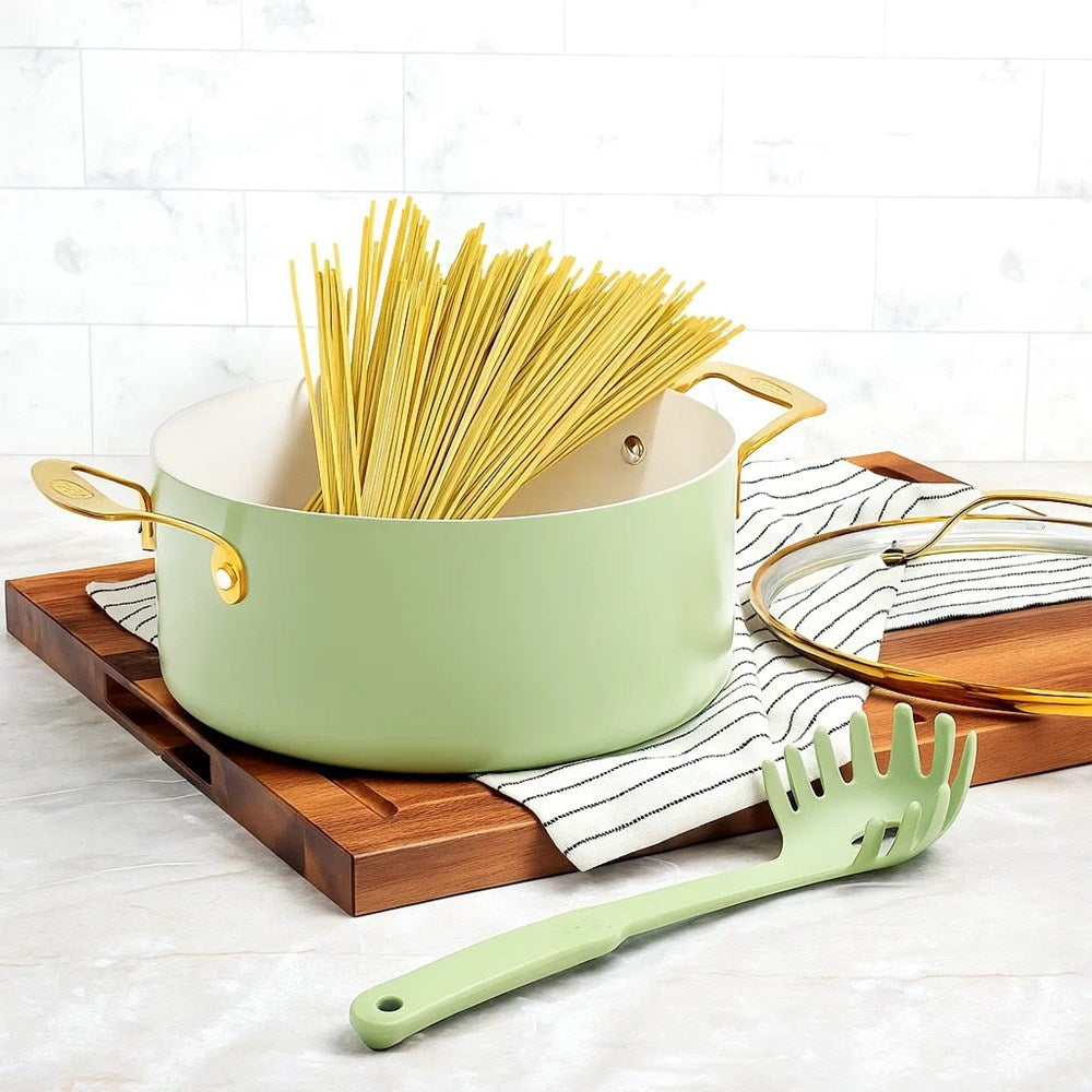 Non-stick Cookware Set (12 Pcs) - Yellow | Full House Lebanon