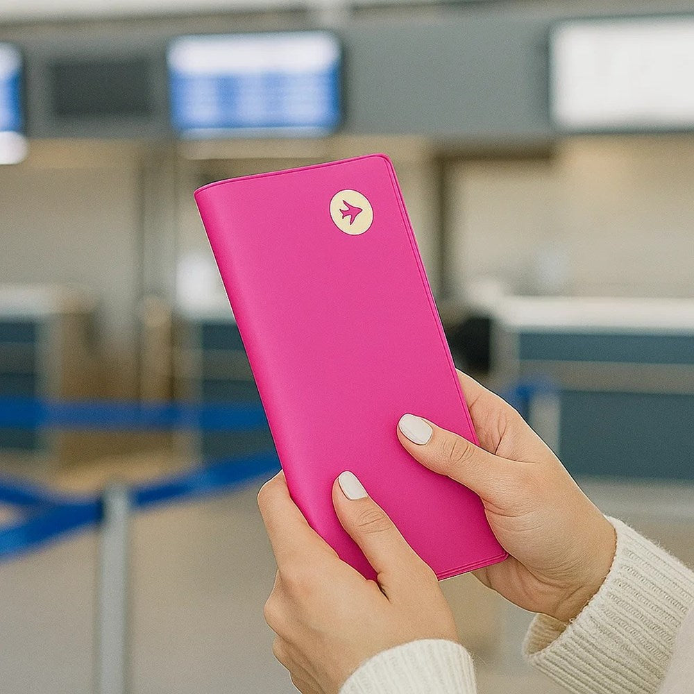 Passport Wallet - Hot Pink | Full House Lebanon