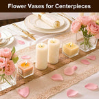 Cube Glass Vase - Medium | Full House Lebanon