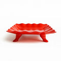 Plastic Wavy Pedestal Stand - Off White | Full House Lebanon