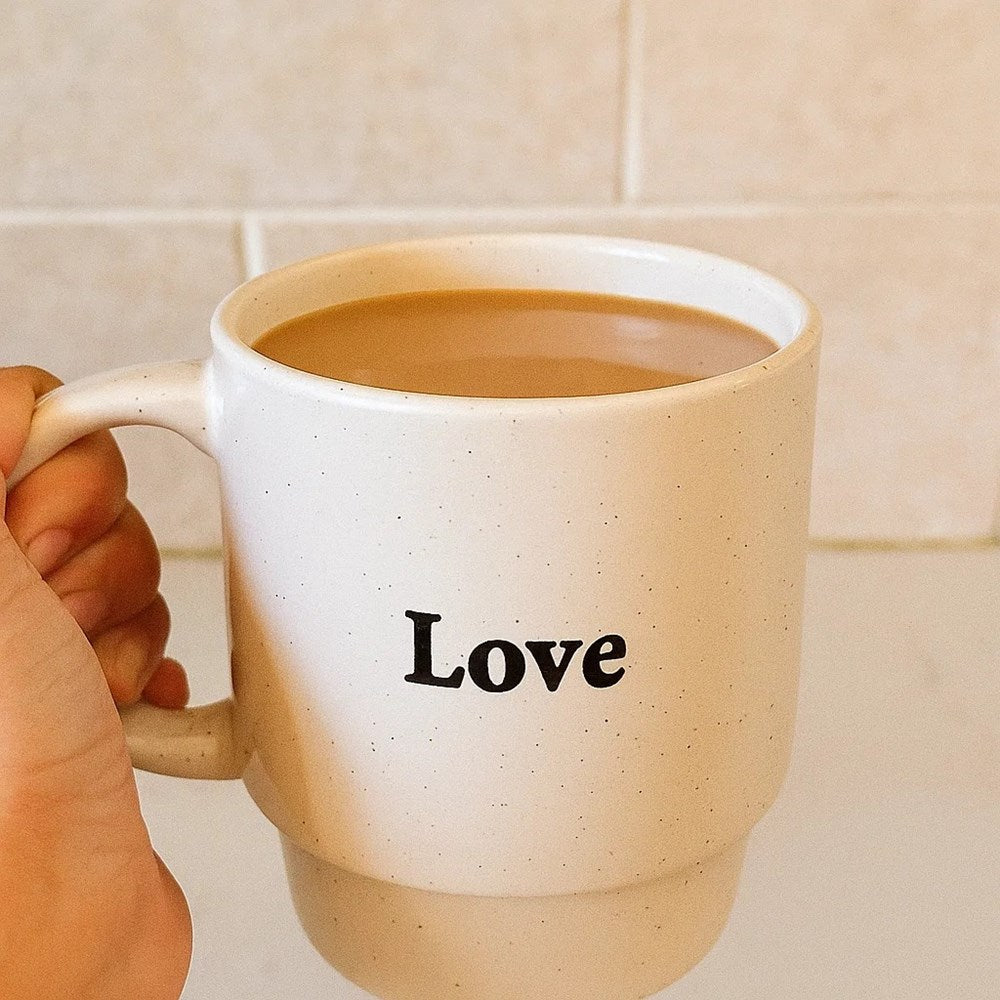 Stackable Porcelain Mug - COFFEE, Mint | Full House Lebanon