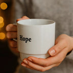 Stackable Porcelain Mug - Vaya Con Dios, Mint | Full House Lebanon