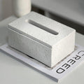 Concrete Rectangular Tissue Box | Full House Lebanon