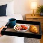 Rectangular Wooden Serving Tray Set (2 Pcs) | Full House Lebanon