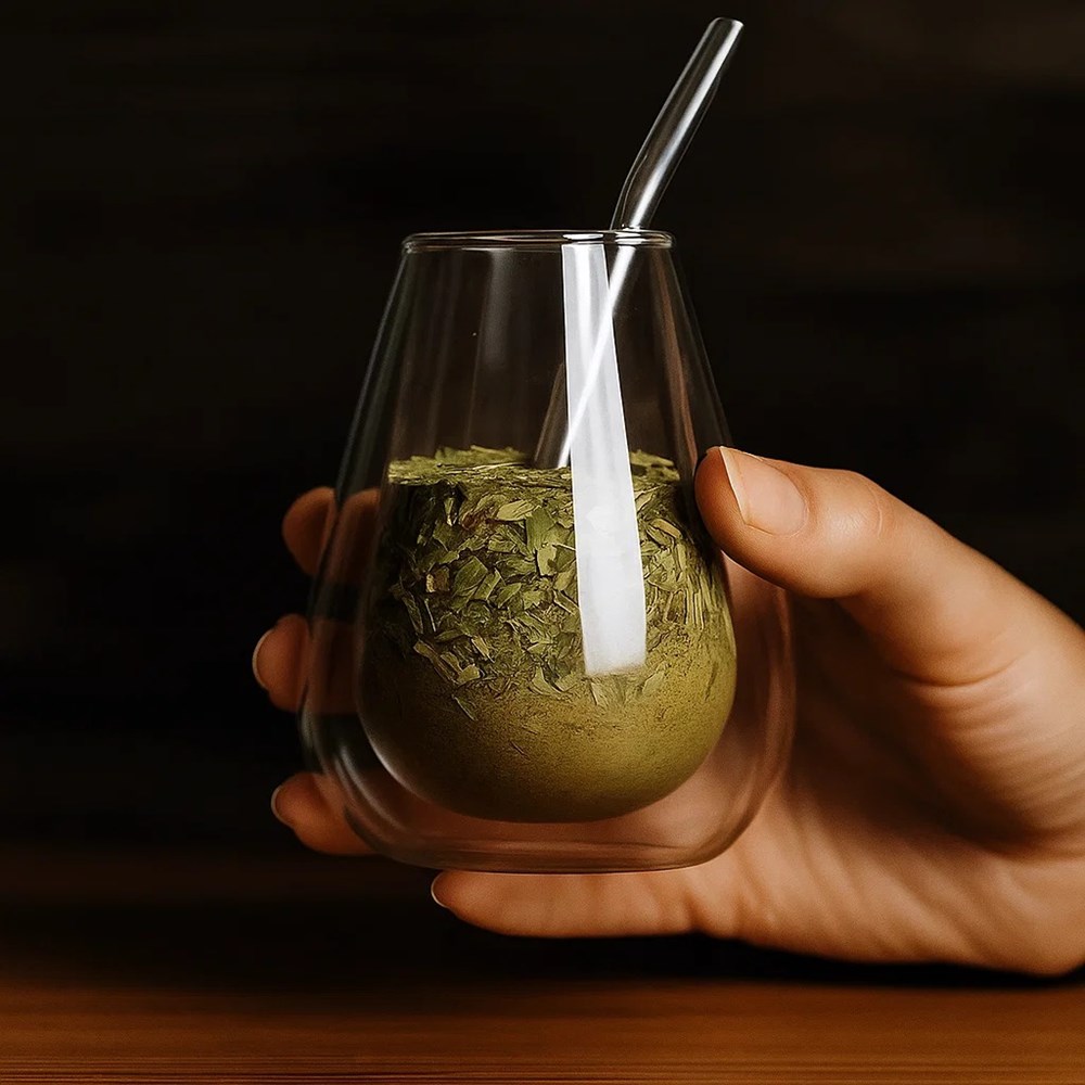 Double Wall Glass Matte Cup | Full House Lebanon