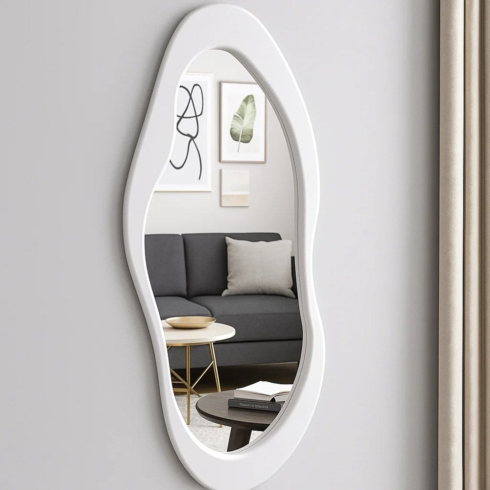 Asymmetrical Wall Mirror - Black | Full House Lebanon