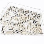 Rectangular Plastic Printed Serving Tay Set (2 Pcs) - 11 | Full House Lebanon