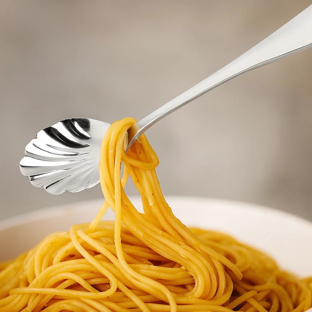 Stainless Steel Shell-Design Serving Spoon | Full House Lebanon