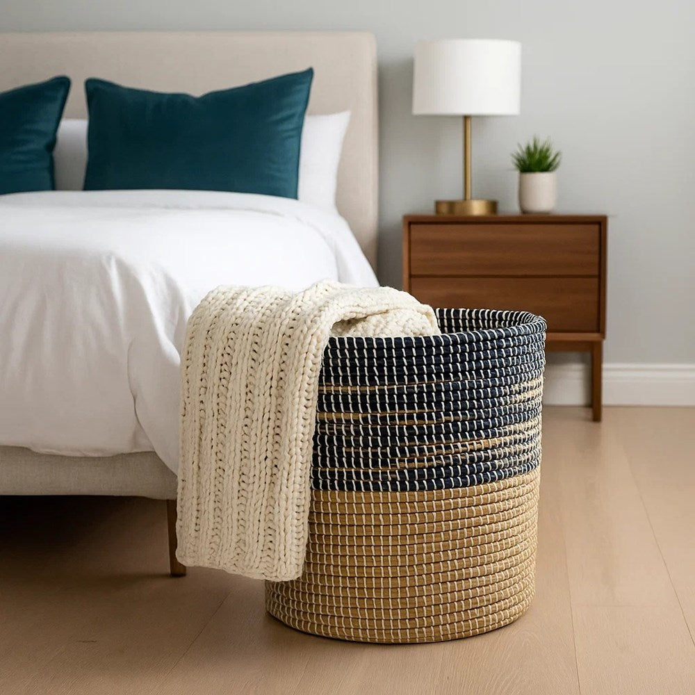 Cannon Handwoven Seagrass Storage Basket - Small | Full House Lebanon