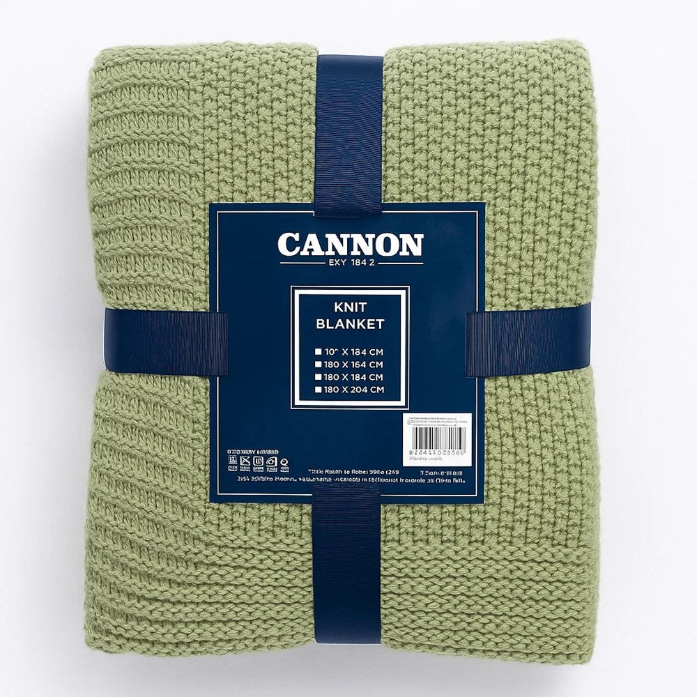 Cannon Knitted Throw Blanket | Full House Lebanon