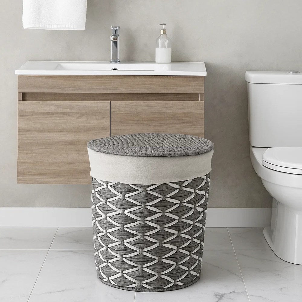 Cannon Round Woven Laundry Basket | Full House Lebanon