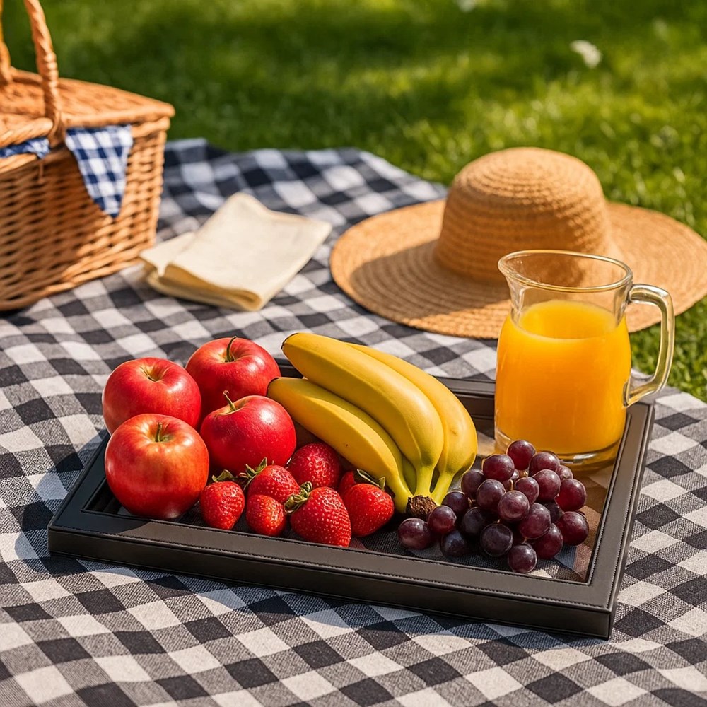 Rectangular Acrylic Serving Tray (2 Pcs) | Full House Lebanon