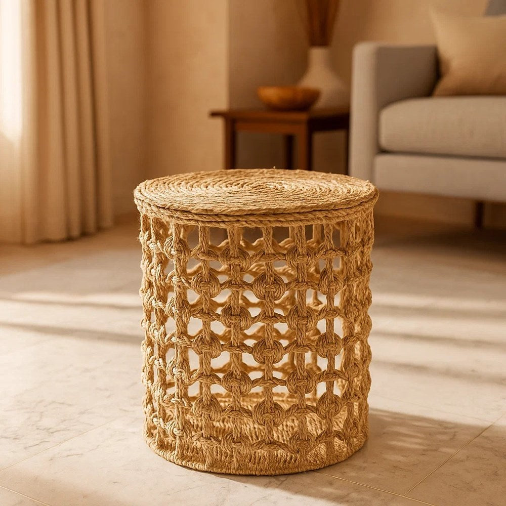 Handwoven Nesting Tables (3 Pcs) | Full House Lebanon