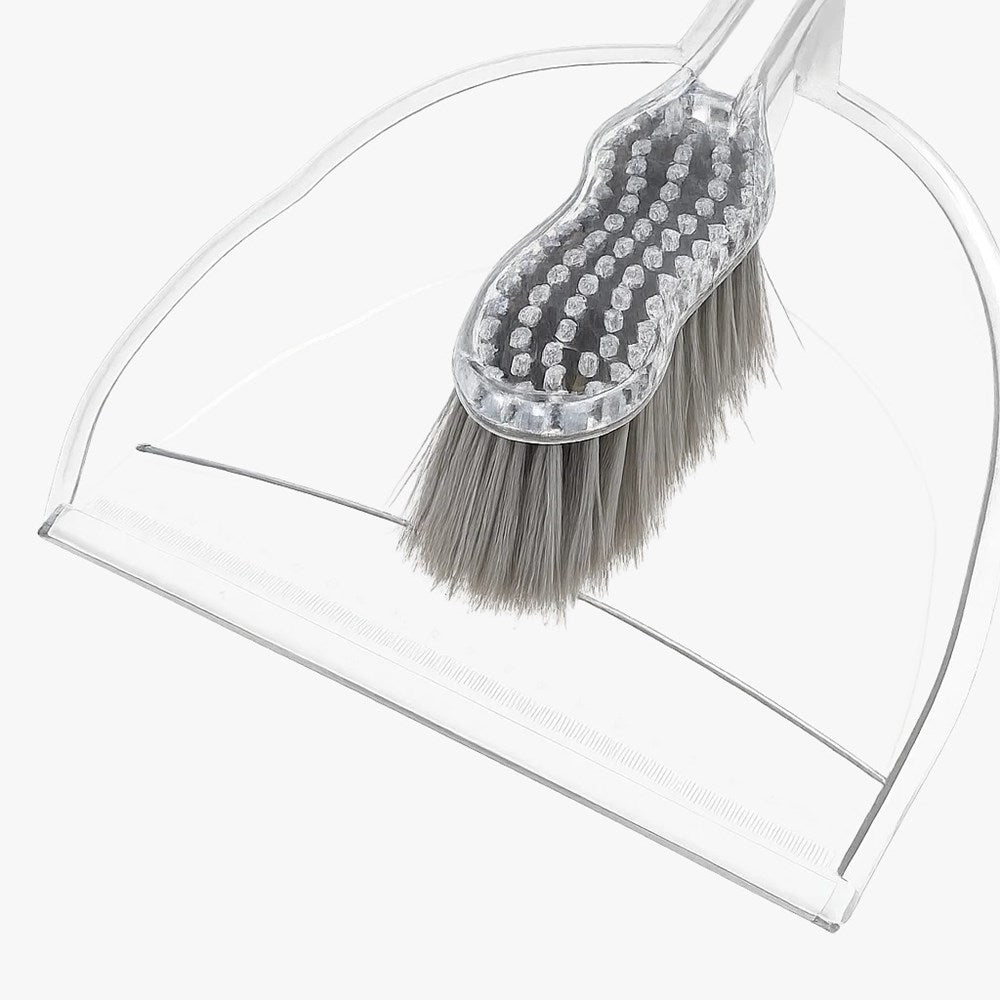 Transparent Handheld Dustpan & Brush Set | Full House Lebanon