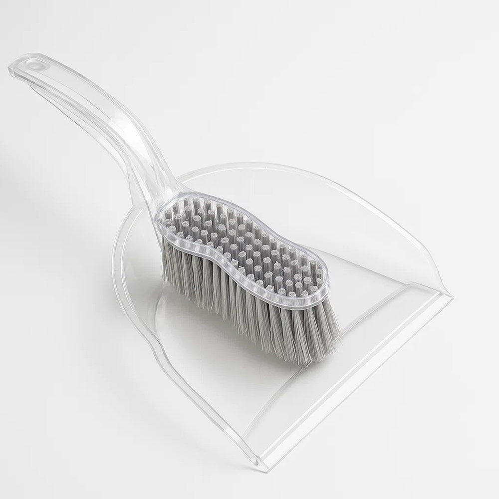 Transparent Handheld Dustpan & Brush Set | Full House Lebanon