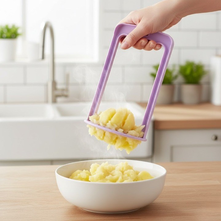 Plastic Potato Masher - Light Purple | Full House Lebanon