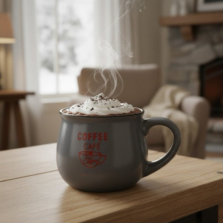 Coffee Café Porcelain Mug | Full House Lebanon