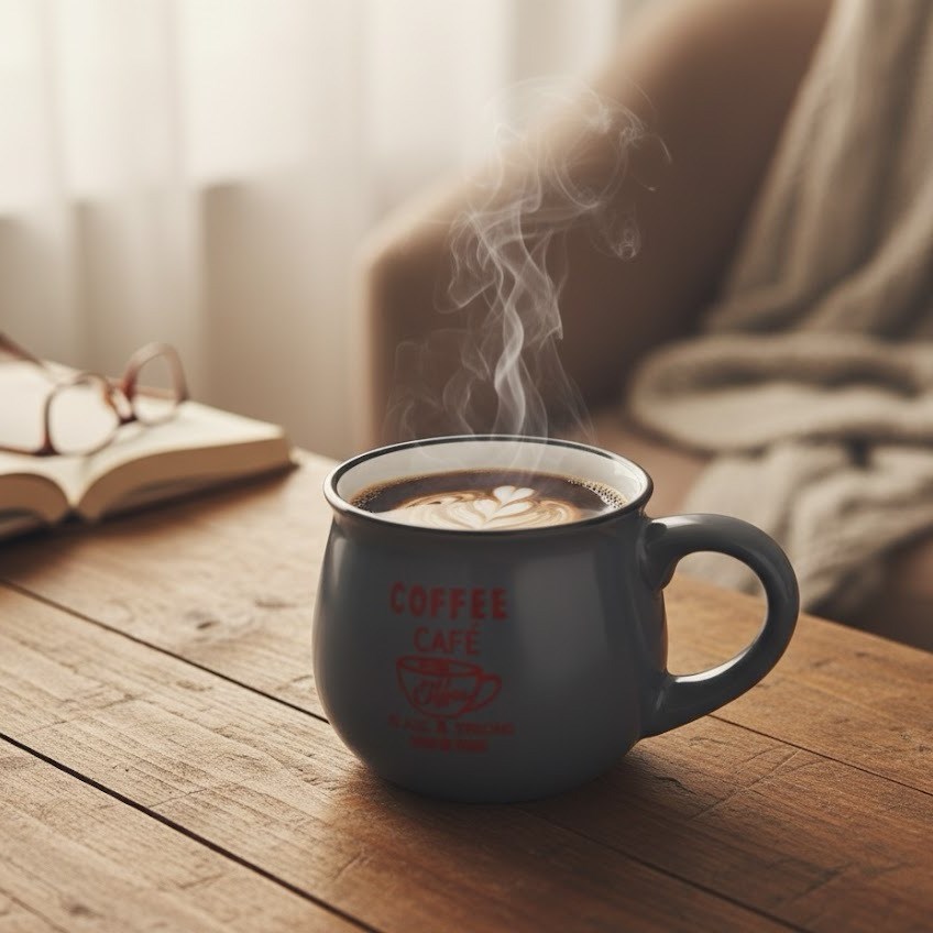 Coffee Café Porcelain Mug | Full House Lebanon