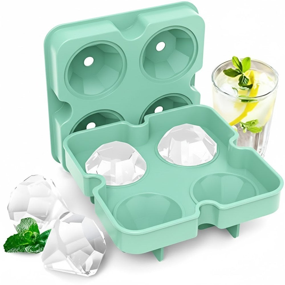 Silicone 4 -Diamond Ice Mold | Full House Lebanon