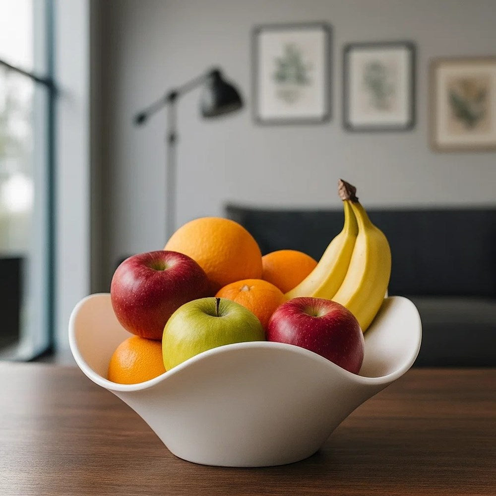 White Decorative Bowl | Full House Lebanon